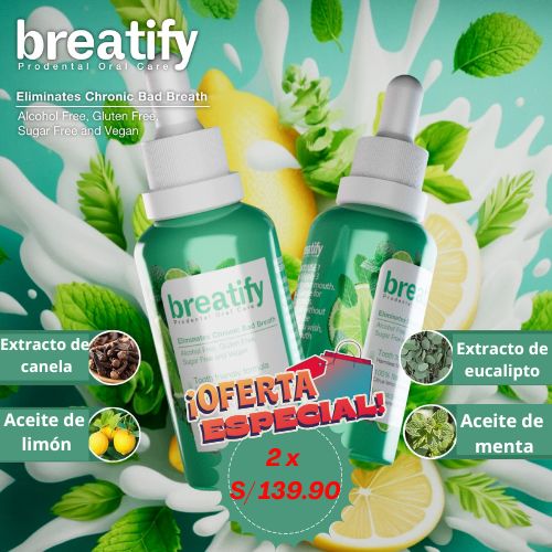 BREATIFY | GOTAS NATURALES PARA EL MAL ALIENTO IMPORTADAS