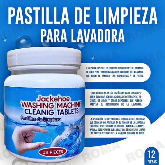 Pastillas limpiadoras de lavadora
