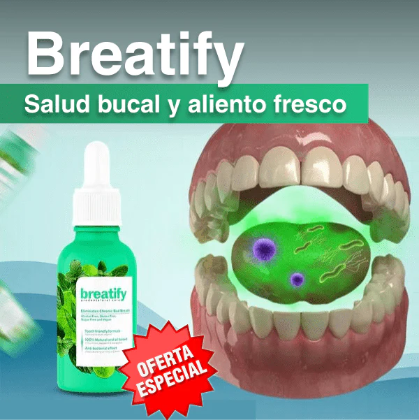 BREATIFY | GOTAS NATURALES PARA EL MAL ALIENTO IMPORTADAS
