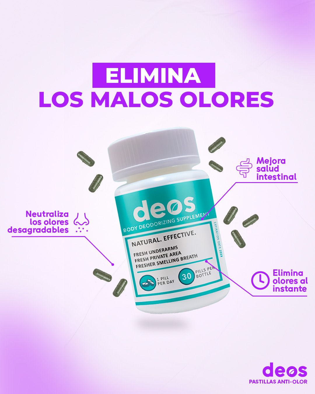 DEOS - PASTILLAS ANTI OLOR