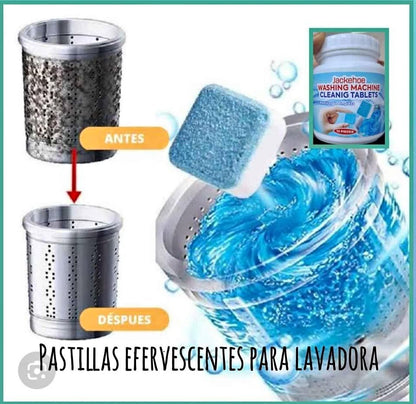 Pastillas limpiadoras de lavadora