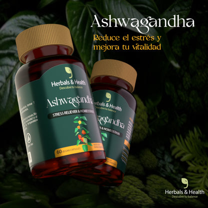 ASHWAGANDHA - REDUCE LA ANSIEDAD Y ESTRES